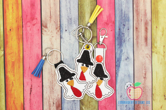 Halloween Turkey ITH Snaptab Keyfob Review