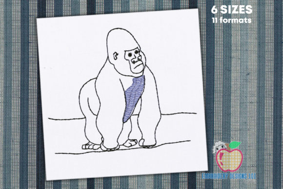 Male Gorilla in Forest Sketch: A Designer's Review