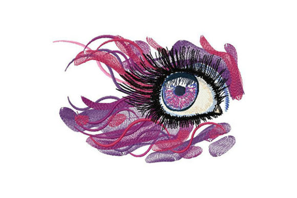 Psychedelic Eye: A Bold Holiday Embroidery Review