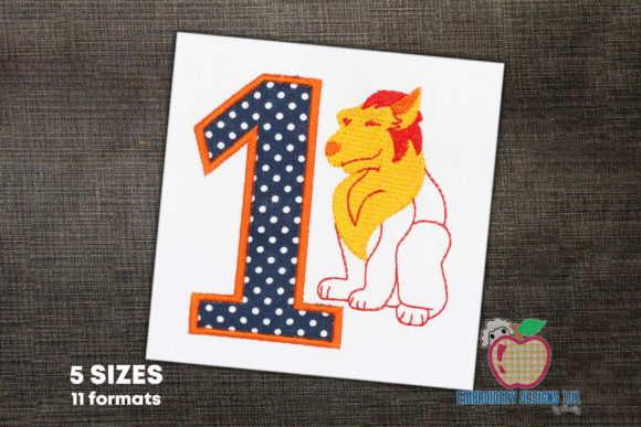 Review: 1st Birthday Siting Lion Design