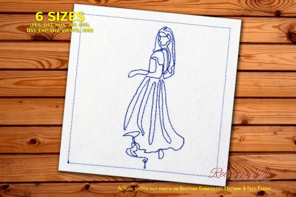 Review: Beautiful Bohemian Model Walking Redwork Design