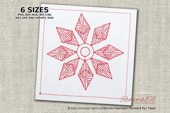 Snowflake Design Redwork: A Crafter's Review for Holiday Sales